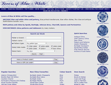 Tablet Screenshot of blueandwhite.com
